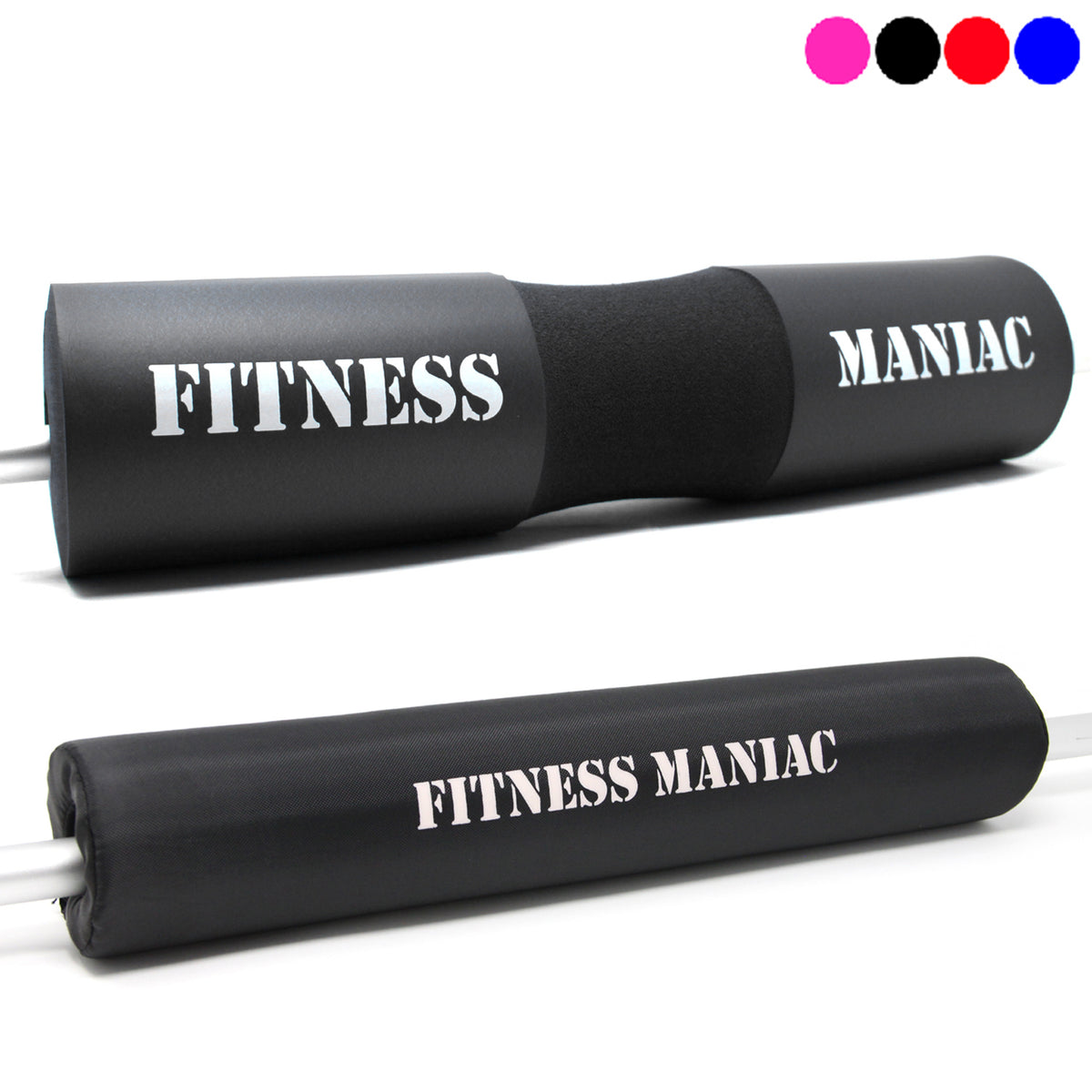 Fitness Maniac Barbell Pad Squat Bar Supports Weight Lifting Pull