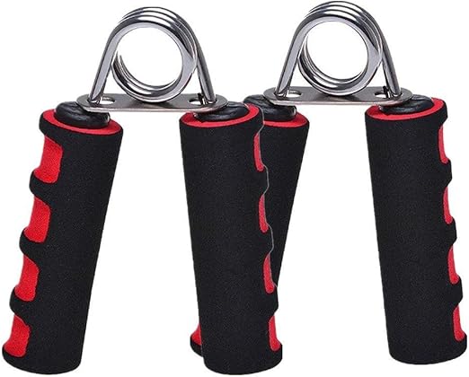 2X Hand Grip Strengthener, Finger Gripper, Hand Grippers, Quickly Increase Hand Wrist Finger Forearm Strength, Perfect for Musicians Athletes and Hand Rehabilitation Exercising (Red)