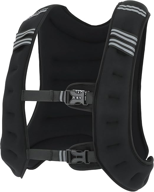 FITNESS MANIAC USA 15lb Weighted Vest for Men and Women - Strength Training, Running, Backpack - Soft Fabric - Fitness Gear - 15 lbs Jacket - Slim Design