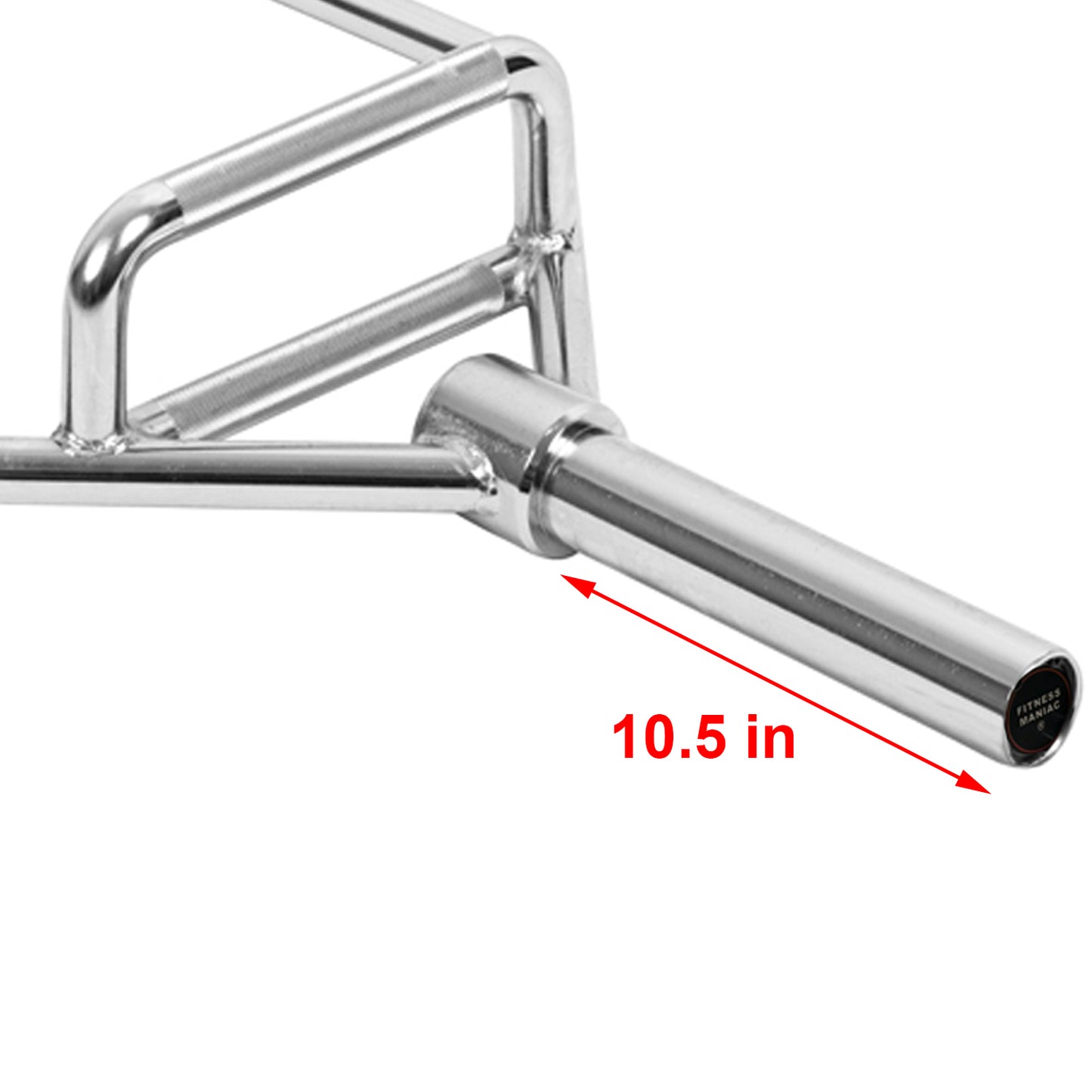 Commercial Grade Olympic 2in Hex Trap Bar, Weightlifting Deadlift Squat Barbell