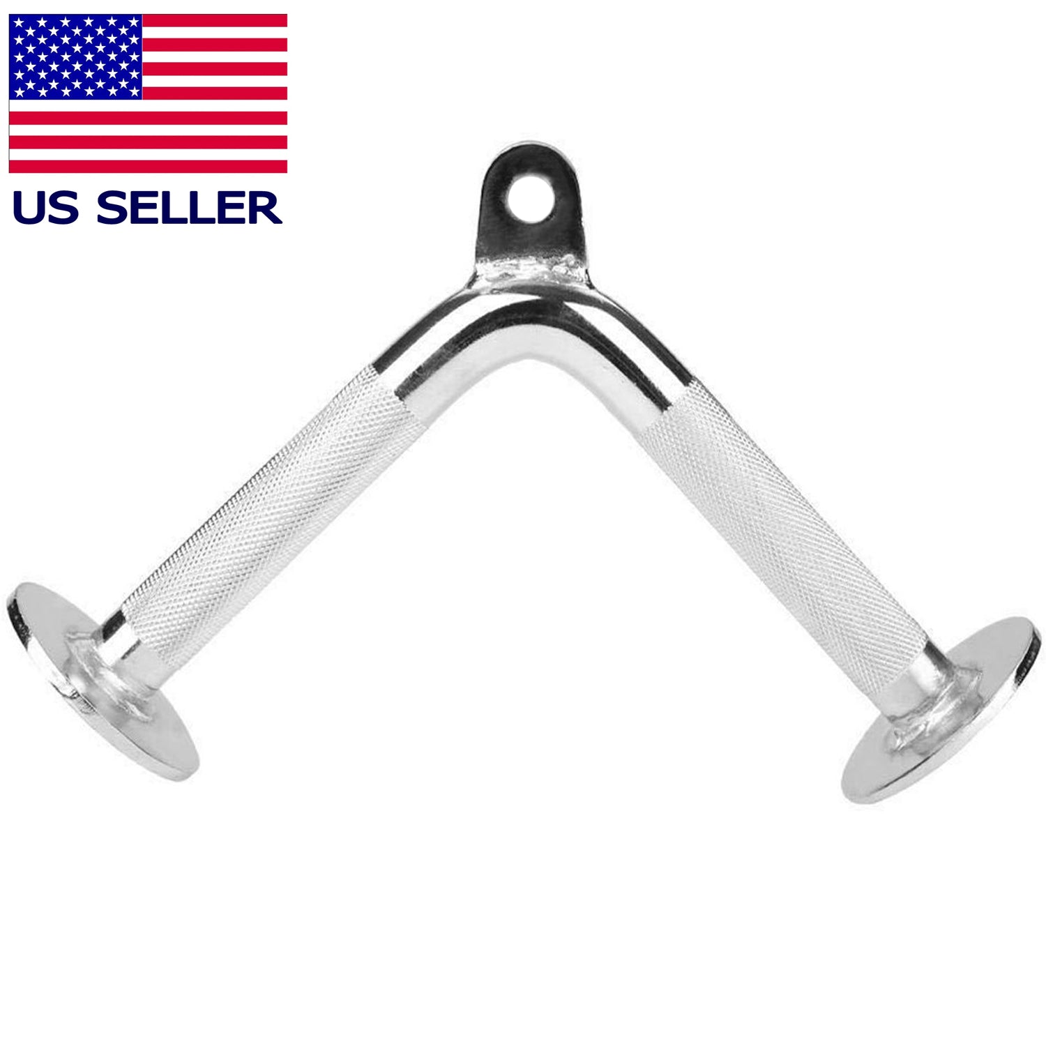 Fitness Maniac Tricep Bar Gym Cable Attachments | Tricep Attachments Weight Lifting Pulldown Pulley