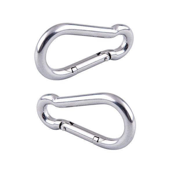 Large Locking Carabiner Heavy Duty Metal Spring Snap Hooks Stainless Steel  Screw Locking Buckle For Home Gym Outdoor Camping Lifting And Hanging -  Sports & Outdoors - Temu