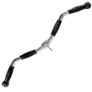 FITNESS MANIAC New Pro 30" Grip Revolving Curl Bar Cable Attachment for Bicep Curls Arm Tricep (Shipping from USA)