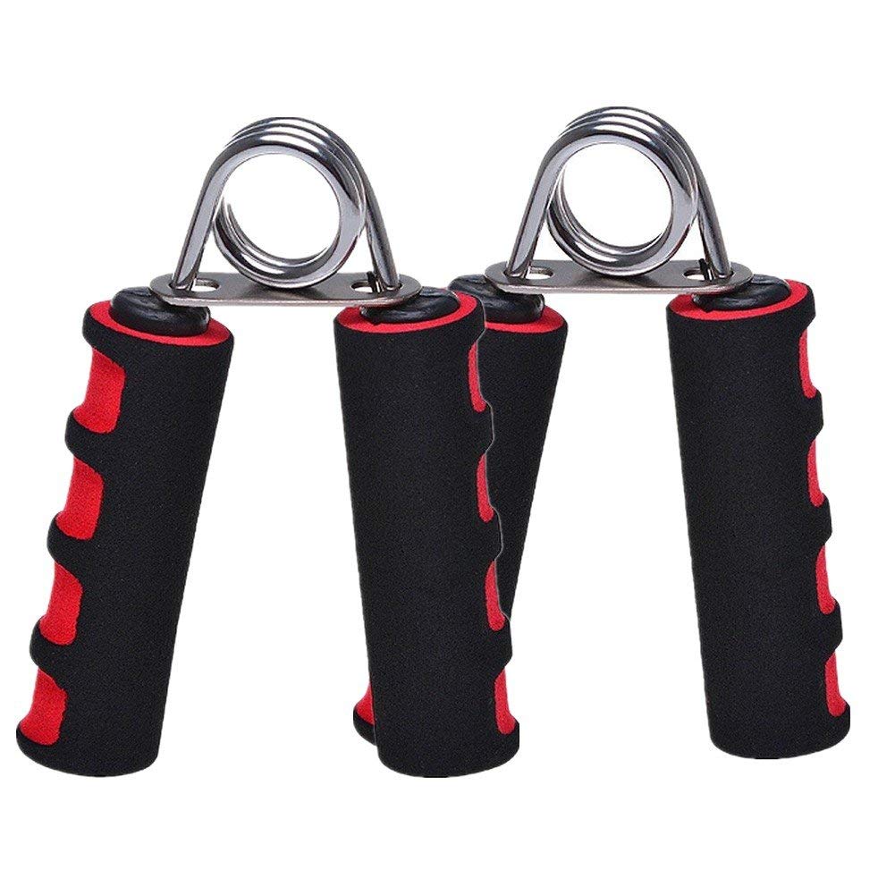 Fitness Maniac 2X Exercise Foam Hand Grippers Forearm Grip Strengthener Grips heavy Exerciser red