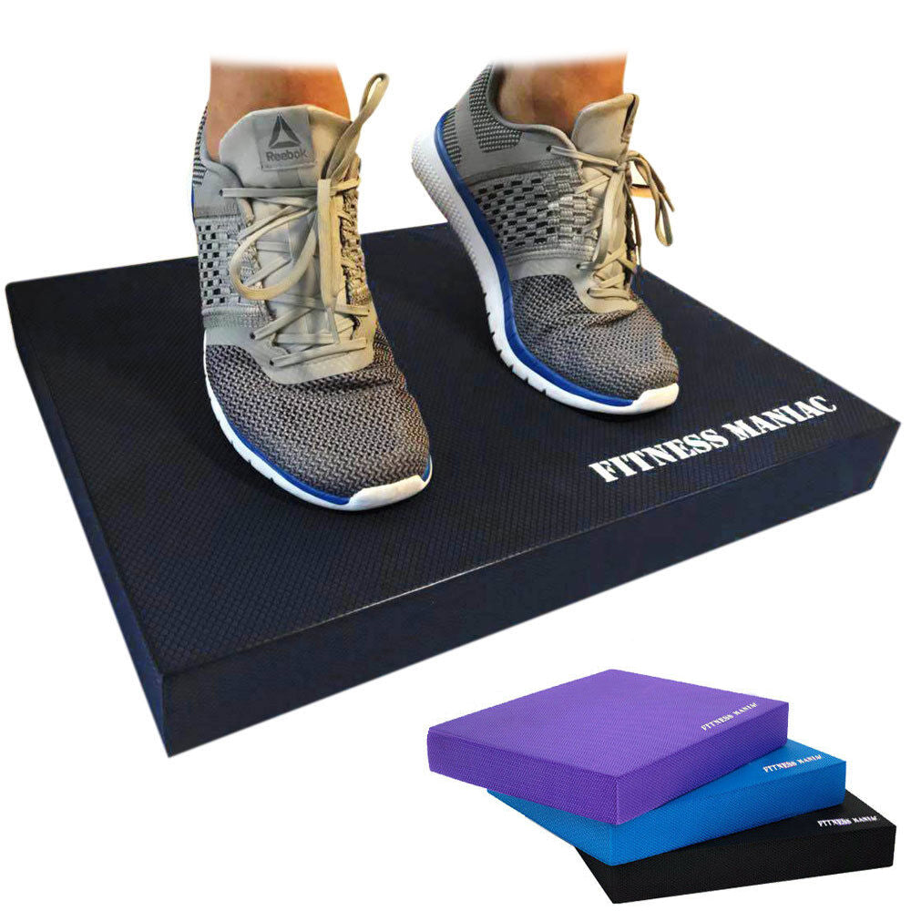 Pilates & Yoga Mat XL (Blue/Gray) for Pilates
