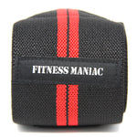 Fitness Maniac 2X Weight Lifting Wrist Wraps Gym Training Support Wrap Grip Straps Pair