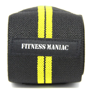 Fitness Maniac 2X Weight Lifting Wrist Wraps Gym Training Support Wrap Grip Straps Pair